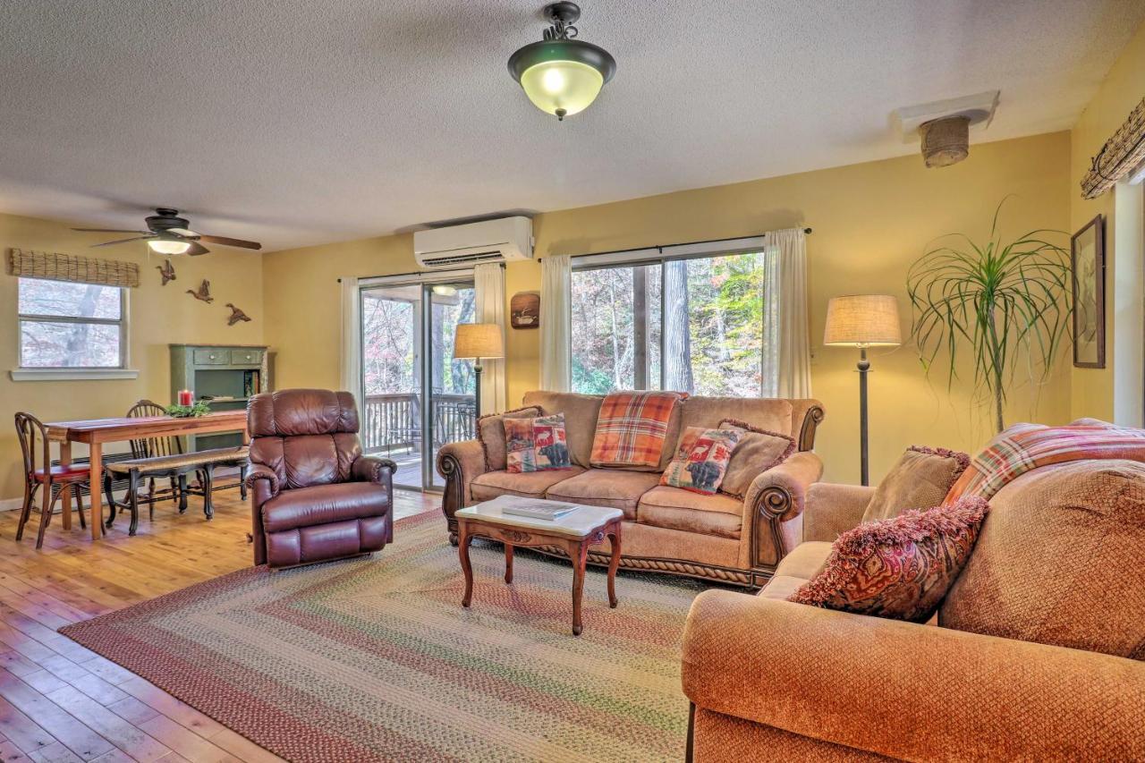 Creekside Retreat With Deck, 18 Miles To Wolf Ridge Villa Weaverville Exterior photo