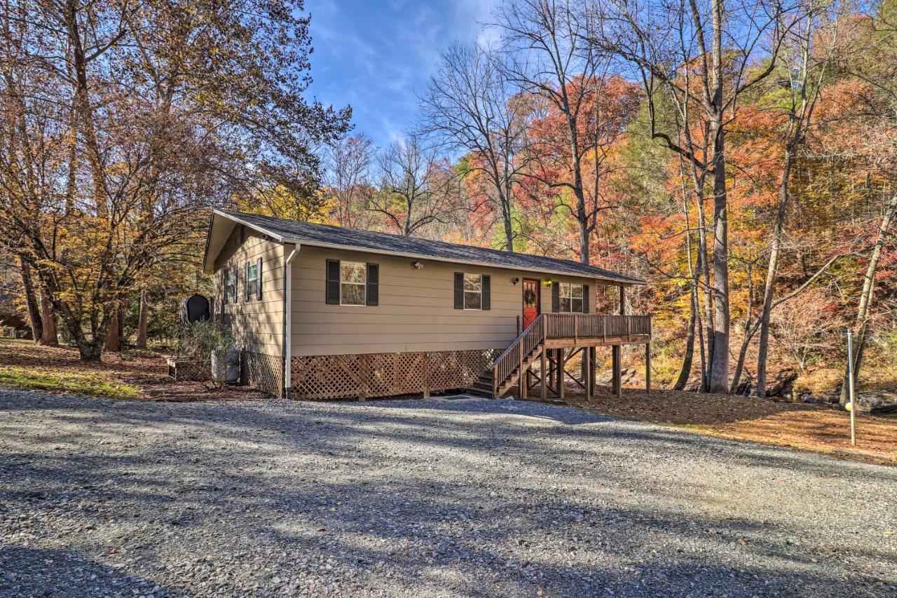 Creekside Retreat With Deck, 18 Miles To Wolf Ridge Villa Weaverville Exterior photo